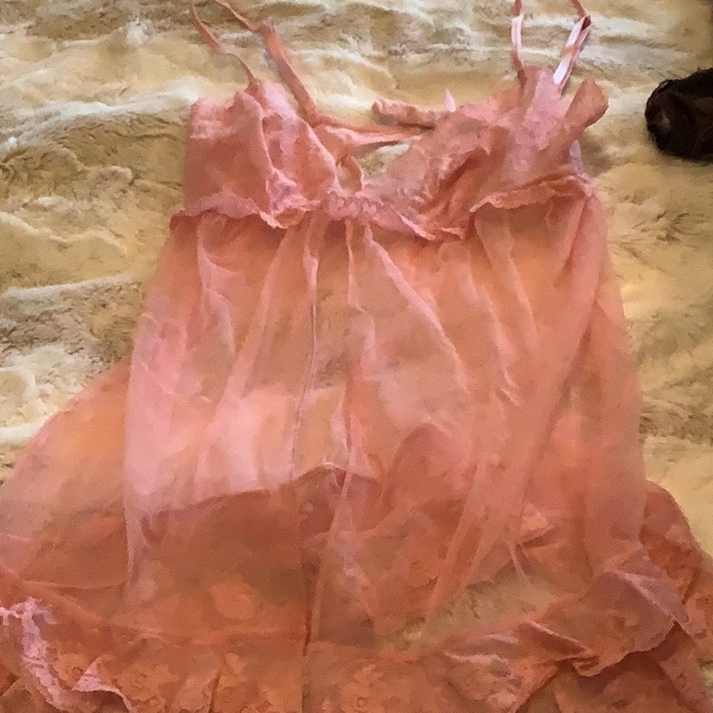 Victoria's Secret Pink Lace Tank Top new no tag